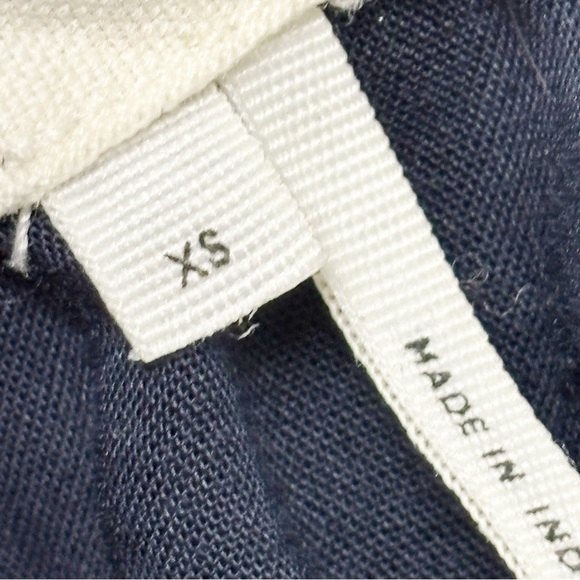 ANTHROPOLOGIE FLOREAT Women’s Blue Silver STARLIT Off Shoulder Blouse Top Sz XS - Picture 12 of 15